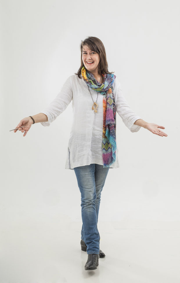 born to sing beim Auftritt
